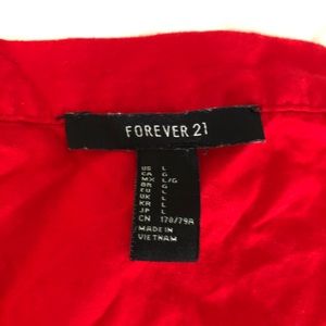 Forever 21 red skirt